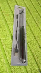 Long Flexible USB Rechargeable Electric Arc Lighter – Windproof, Flameless Plasma